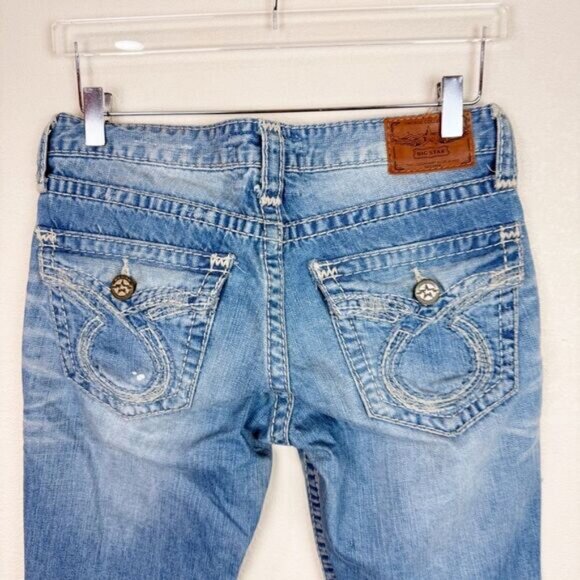 Big Star Liv Jeans Light Wash Denim Y2K Bootcut 29 - Picture 6 of 8